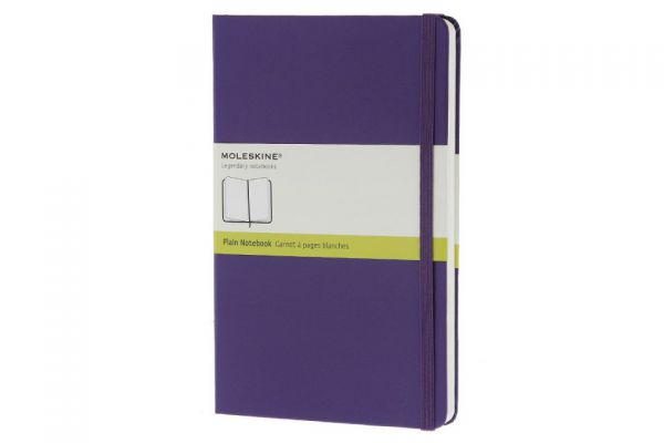 Блокнот Moleskine Large Plain Notebook, фиолетовый