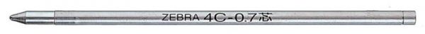Стержень для шариковых ручек ZEBRA 4C (BR-8A-4C-BK) 0,7мм черный